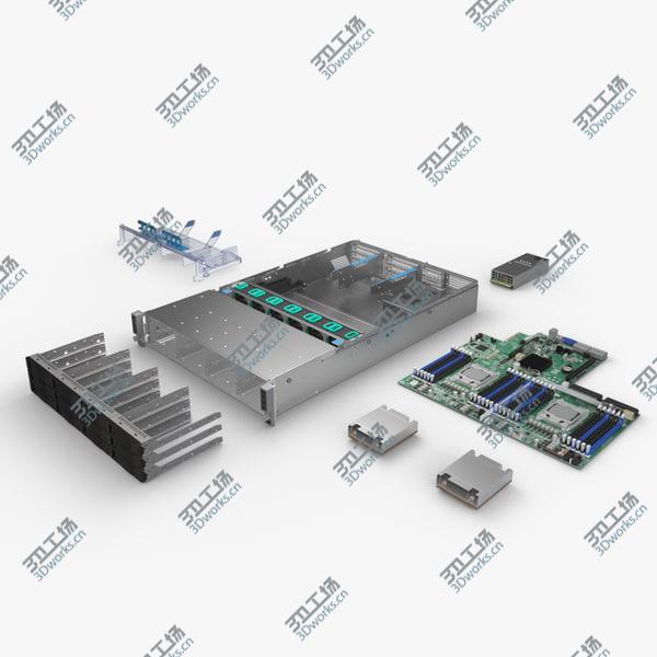 images/goods_img/20210312/3D Server Chassis 2U with Board model/2.jpg